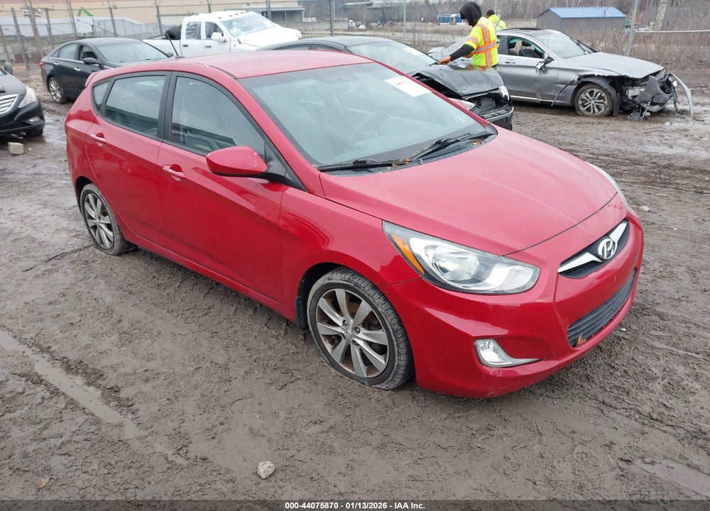 2012 HYUNDAI ACCENT SE VIN: KMHCU5AE0CU041617