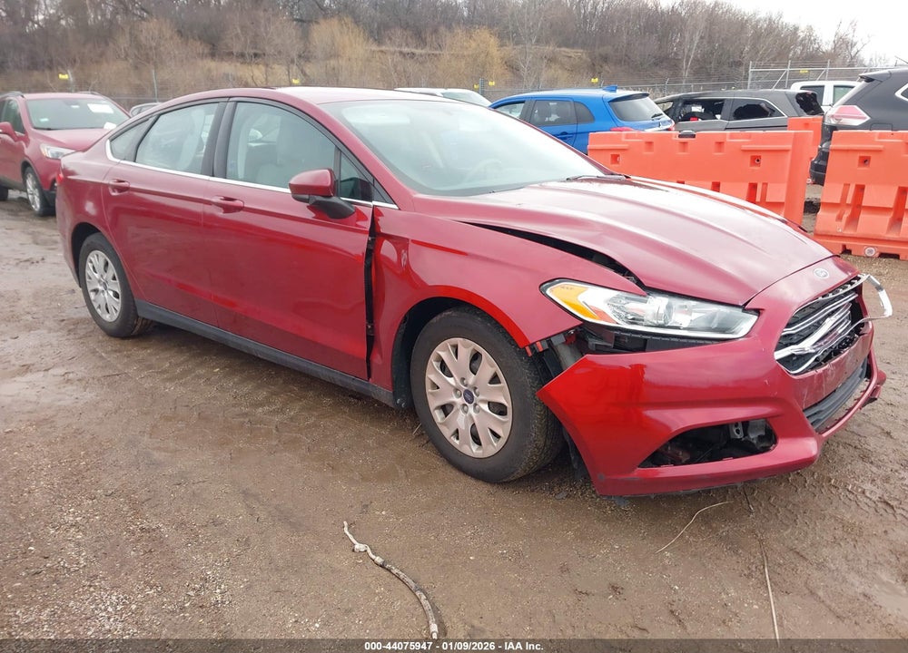 2013 FORD FUSION S VIN: 3FA6P0G72DR240980