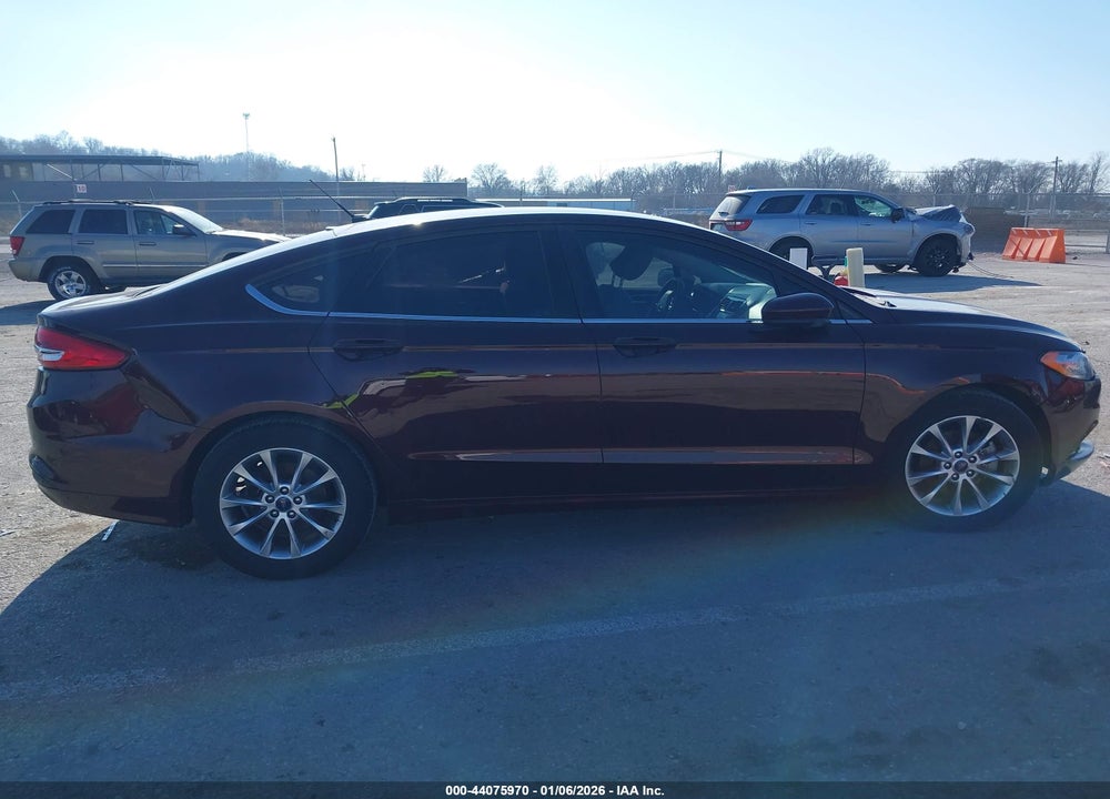2017 FORD FUSION SE VIN: 3FA6P0H7XHR399248