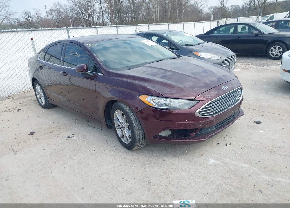 2017 FORD FUSION SE VIN: 3FA6P0H7XHR399248