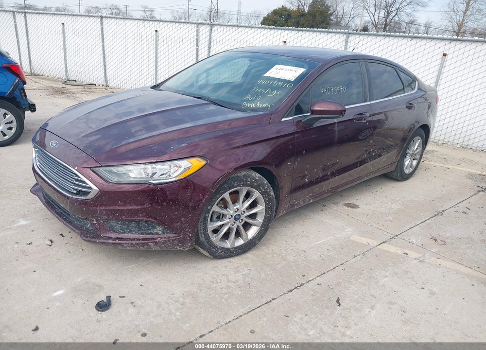 2017 FORD FUSION SE VIN: 3FA6P0H7XHR399248