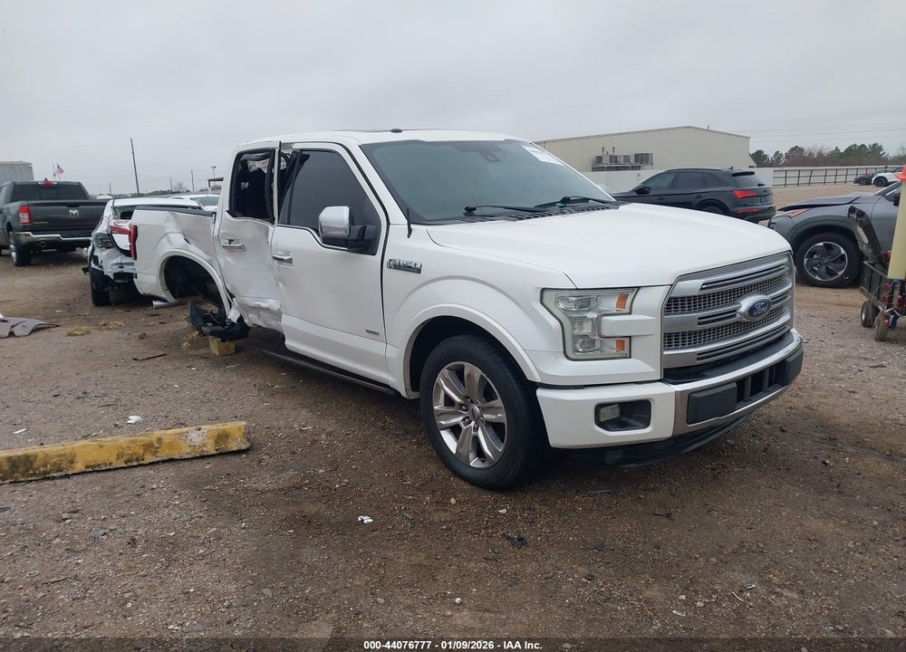2016 FORD F-150 PLATINUM VIN: 1FTEW1CG2GFC36563