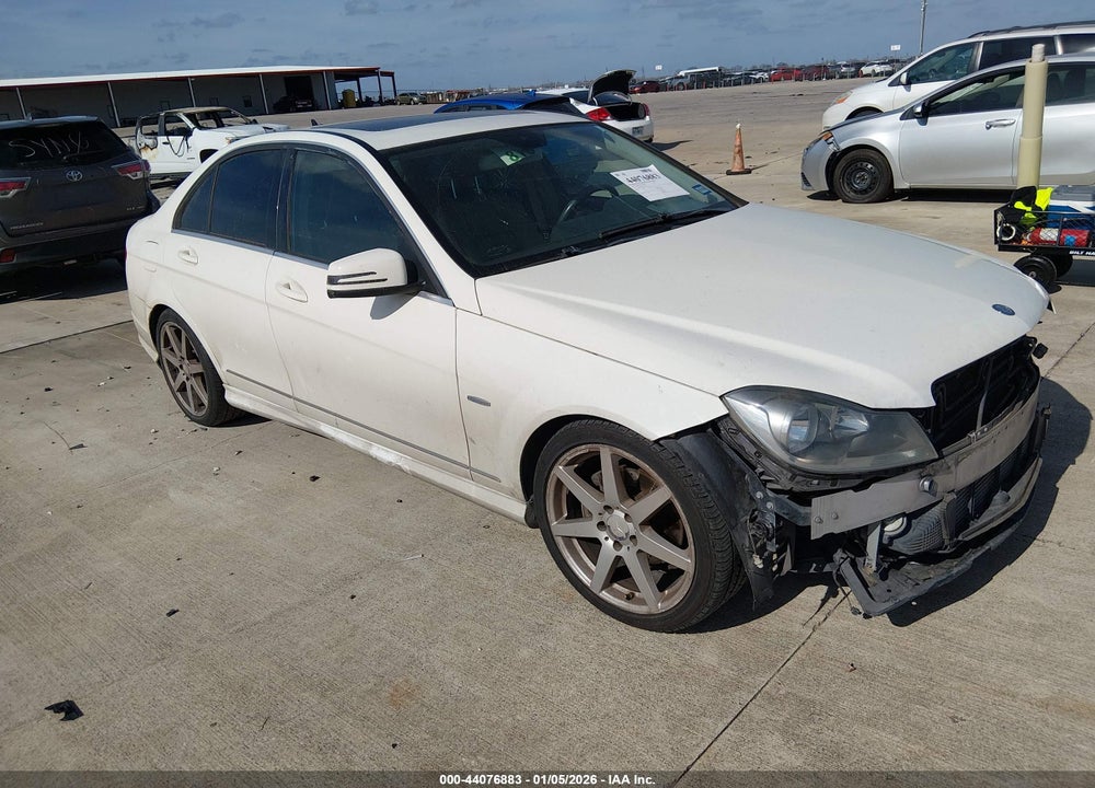 2012 MERCEDES-BENZ C 250 SPORT VIN: WDDGF4HB9CA670256