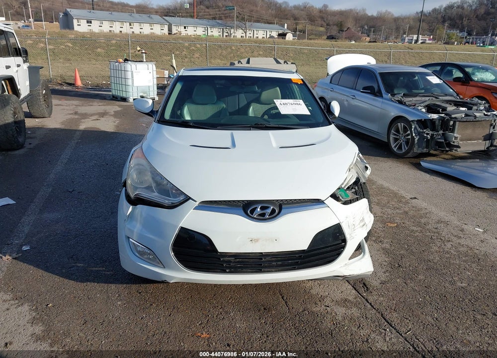 2012 HYUNDAI VELOSTER BASE W/GRAY VIN: KMHTC6AD3CU029364