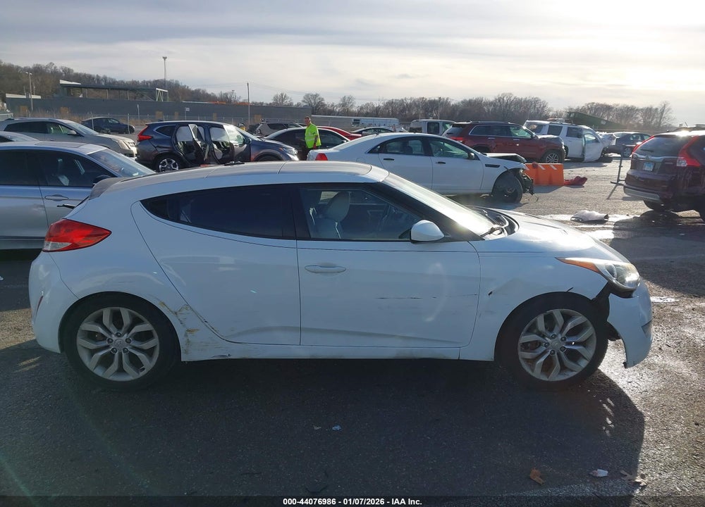 2012 HYUNDAI VELOSTER BASE W/GRAY VIN: KMHTC6AD3CU029364