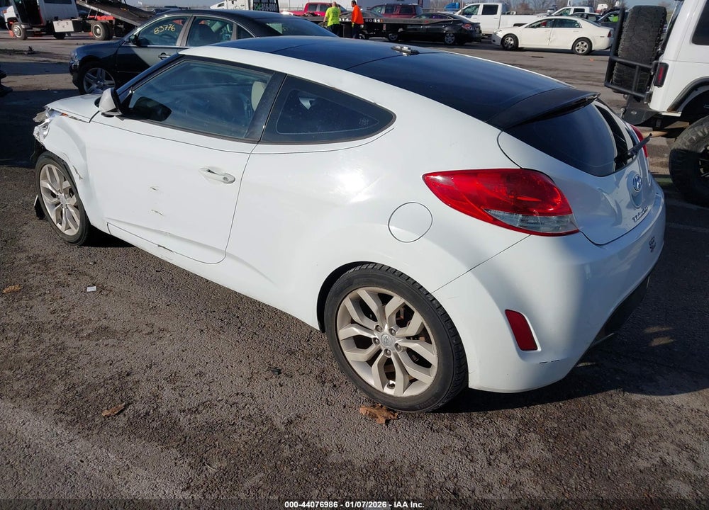 2012 HYUNDAI VELOSTER BASE W/GRAY VIN: KMHTC6AD3CU029364