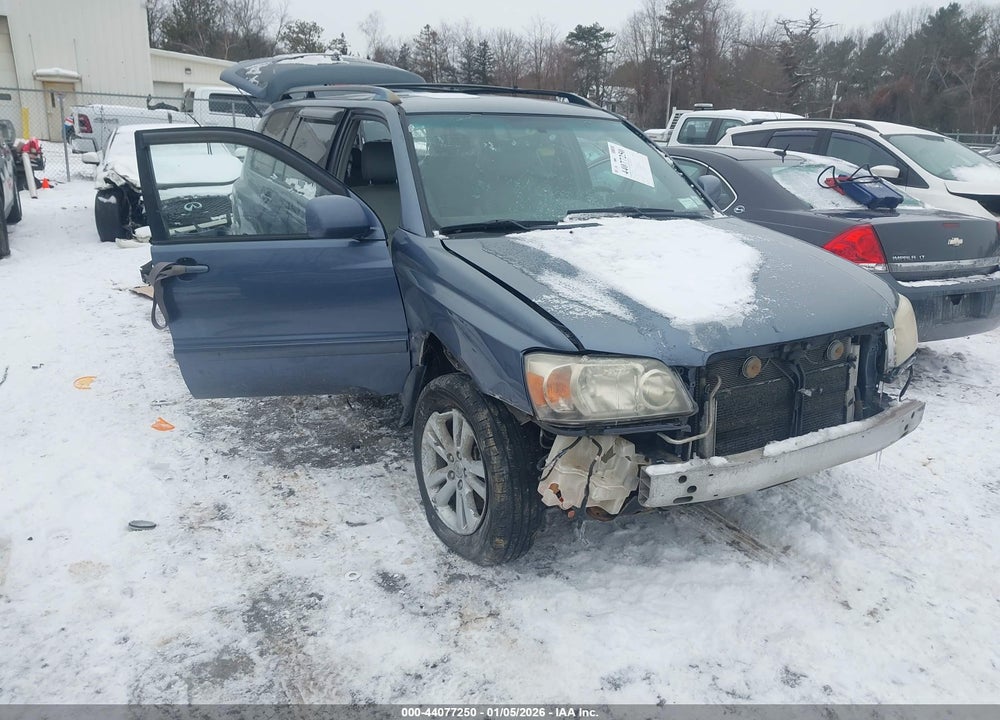2006 TOYOTA HIGHLANDER HYBRID V6 VIN: JTEEW21A860006995