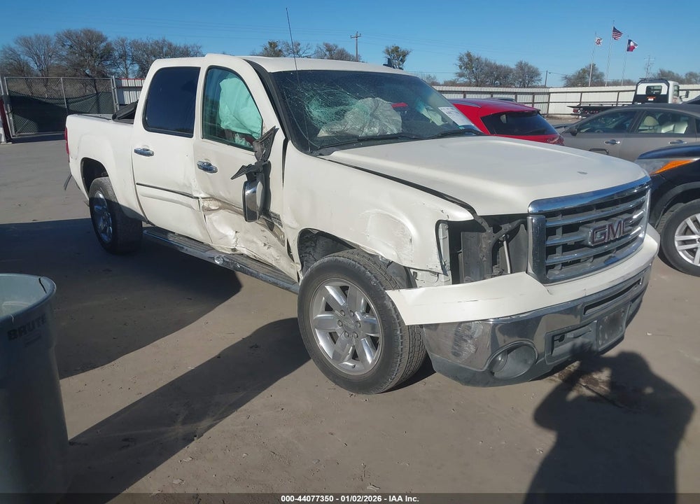 2013 GMC SIERRA 1500 SLE VIN: 3GTP1VE02DG373480
