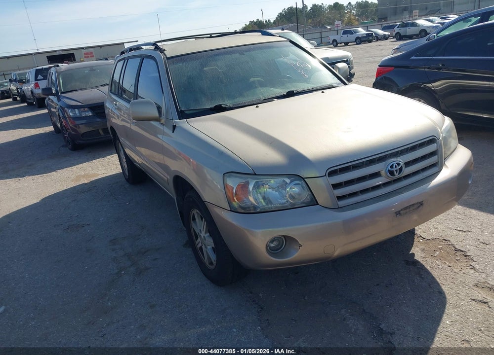 2007 TOYOTA HIGHLANDER VIN: JTEGD21A370167321