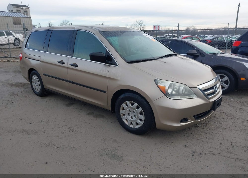 2007 HONDA ODYSSEY LX VIN: 5FNRL38257B008581