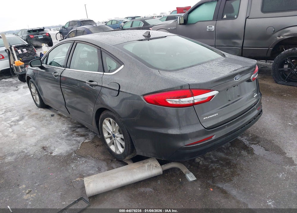 2019 FORD FUSION SE VIN: 3FA6P0HDXKR214533