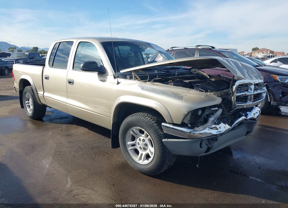 2004 DODGE DAKOTA SLT VIN: 1D7HL48N44S500499