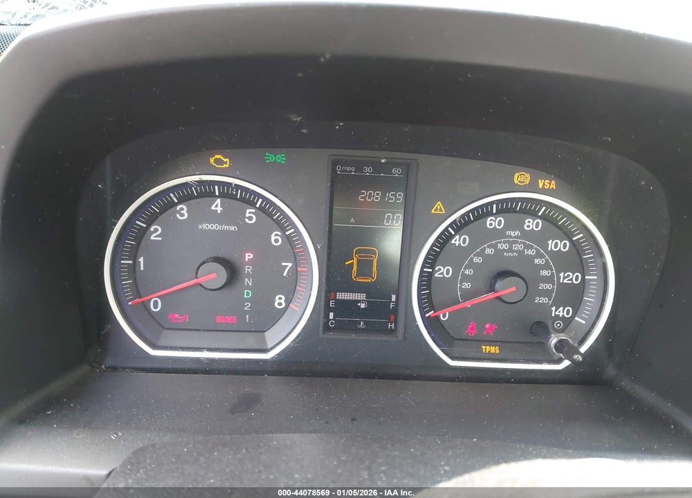 2009 HONDA CR-V EX VIN: 5J6RE38589L007973