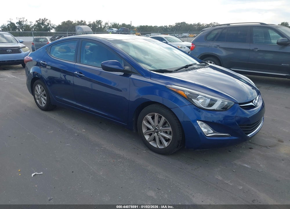 2015 HYUNDAI ELANTRA SE VIN: 5NPDH4AE8FH627150