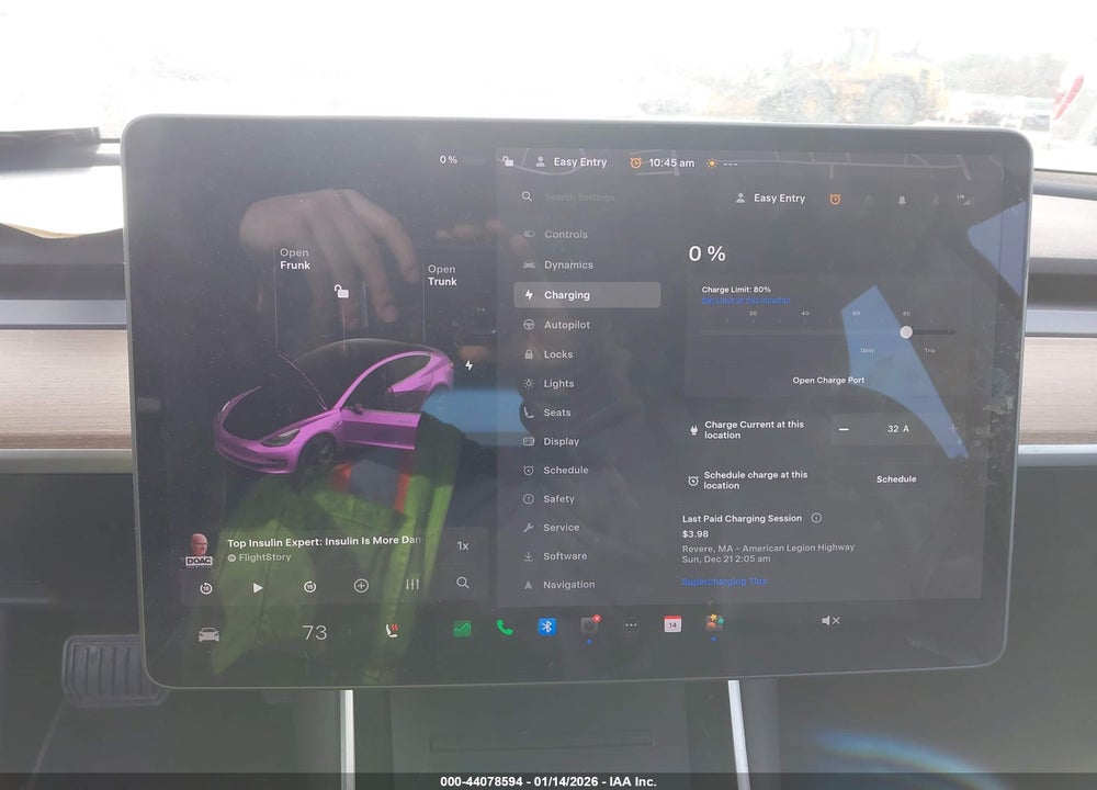 2019 TESLA MODEL 3 LONG RANGE/MID RANGE/STANDARD RANGE/STANDARD RANGE PLUS VIN: 5YJ3E1EA2KF401205