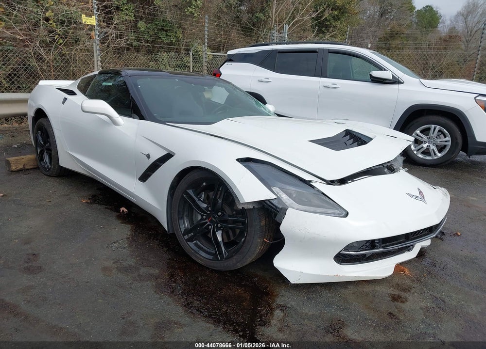 2016 CHEVROLET CORVETTE STINGRAY VIN: 1G1YC2D78G5109051