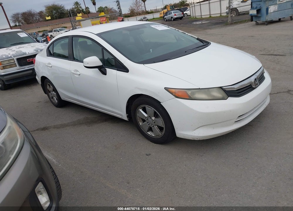 2012 HONDA CIVIC LX VIN: 19XFB2F56CE378368