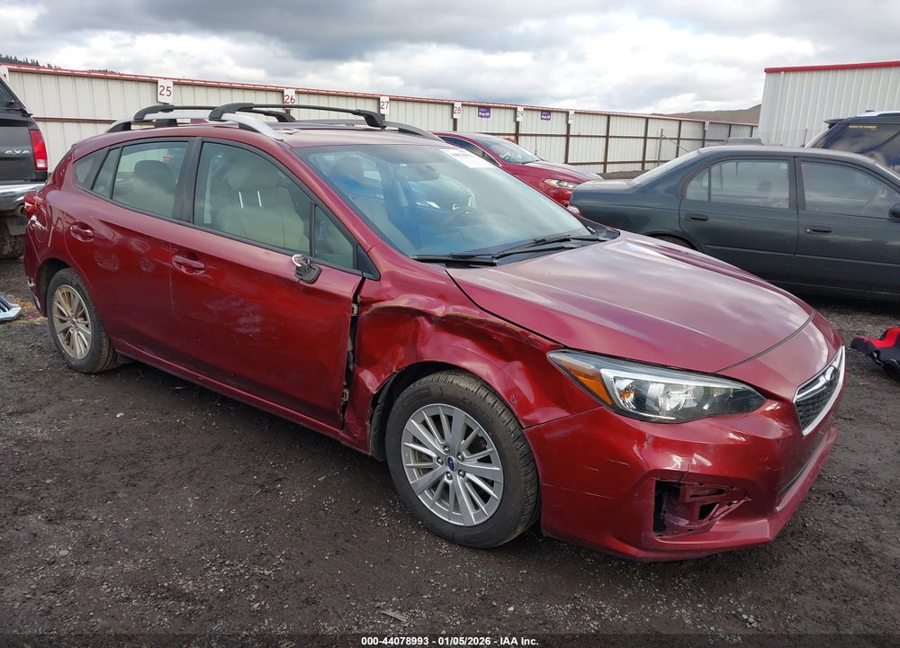 2017 SUBARU IMPREZA 2.0I PREMIUM VIN: 4S3GTAB60H3723127