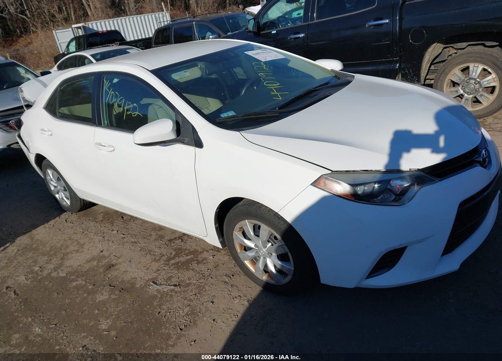 2016 TOYOTA COROLLA LE VIN: 2T1BURHE5GC736501