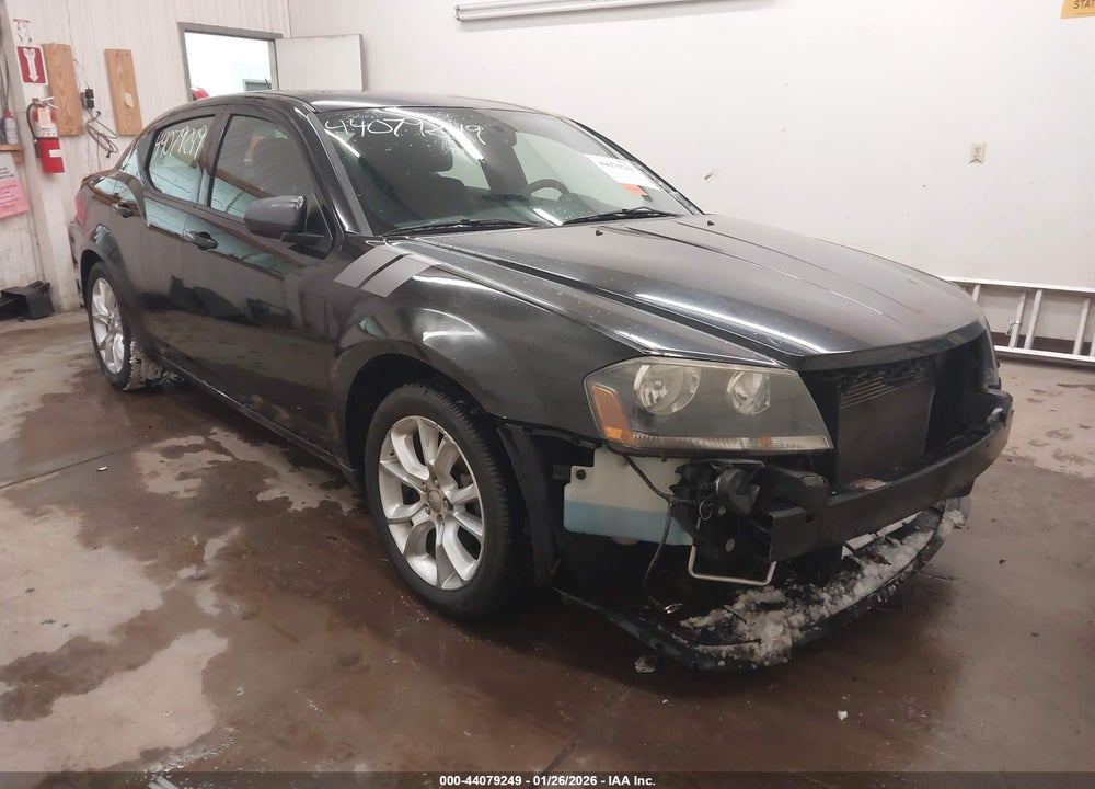2013 DODGE AVENGER R/T VIN: 1C3CDZBG3DN576887