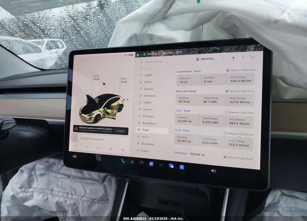 2018 TESLA MODEL 3 LONG RANGE/MID RANGE VIN: 5YJ3E1EA4JF122983
