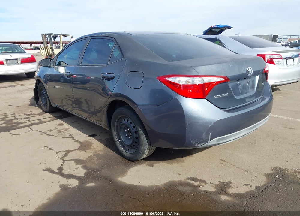 2015 TOYOTA COROLLA LE VIN: 5YFBURHEXFP265847