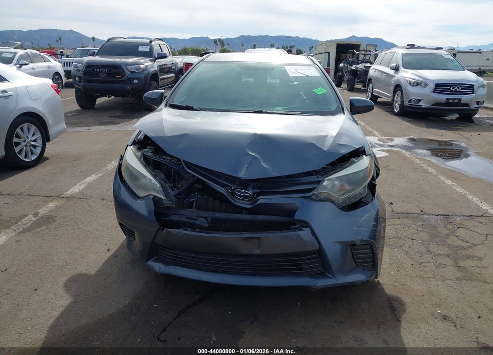 2015 TOYOTA COROLLA LE VIN: 5YFBURHEXFP265847