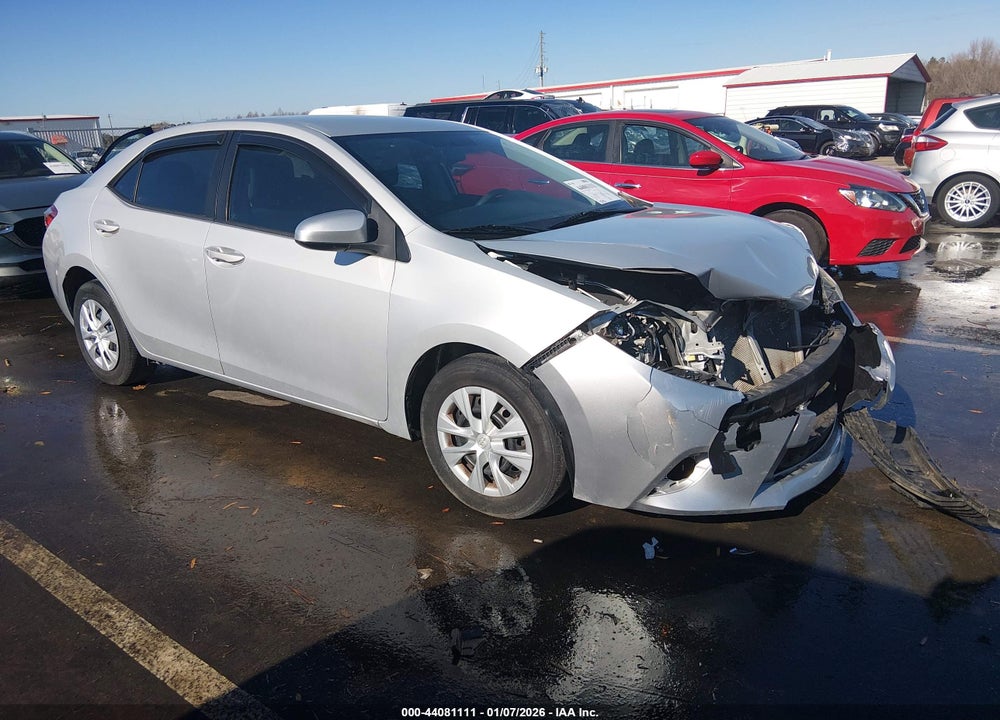 2016 TOYOTA COROLLA L VIN: 2T1BURHE5GC572280