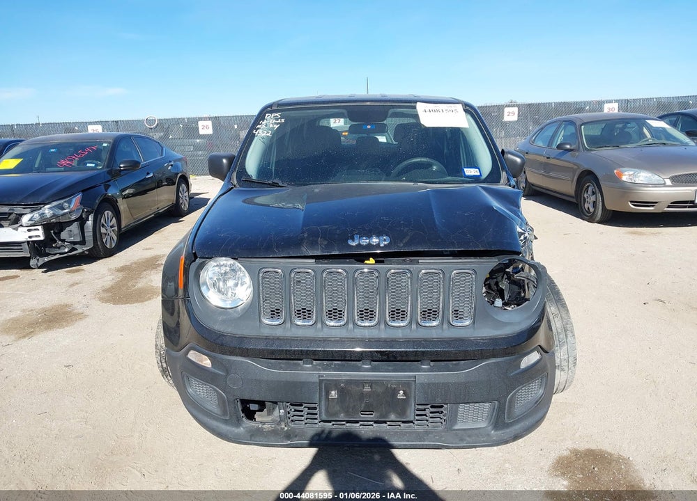 2015 JEEP RENEGADE SPORT VIN: ZACCJAAT8FPB94322