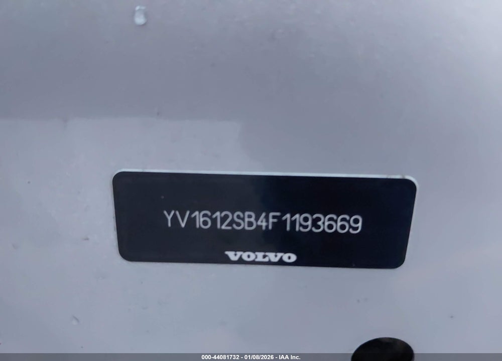 2015 VOLVO V60 T5 PREMIER VIN: YV1612SB4F1193669