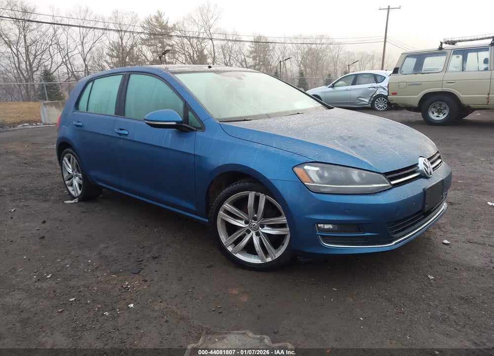 2015 VOLKSWAGEN GOLF TDI SEL 4-DOOR VIN: 3VWRA7AU0FM095872