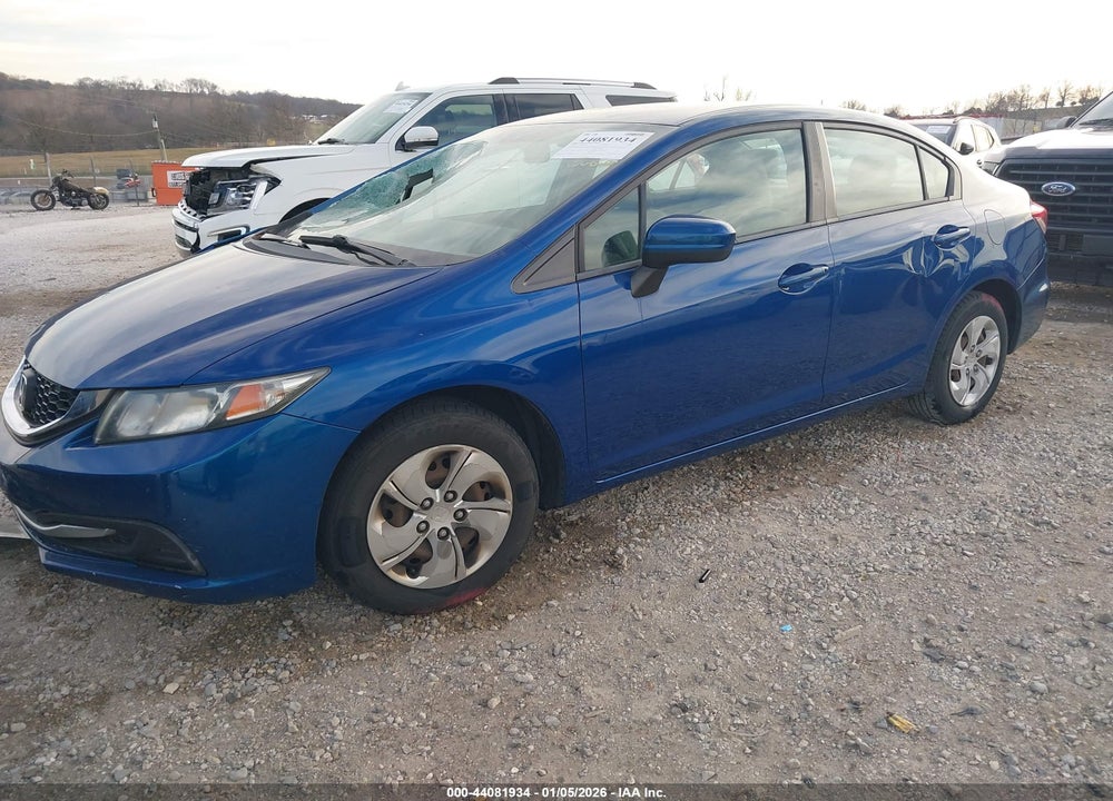 2014 HONDA CIVIC LX VIN: 19XFB2F58EE063817