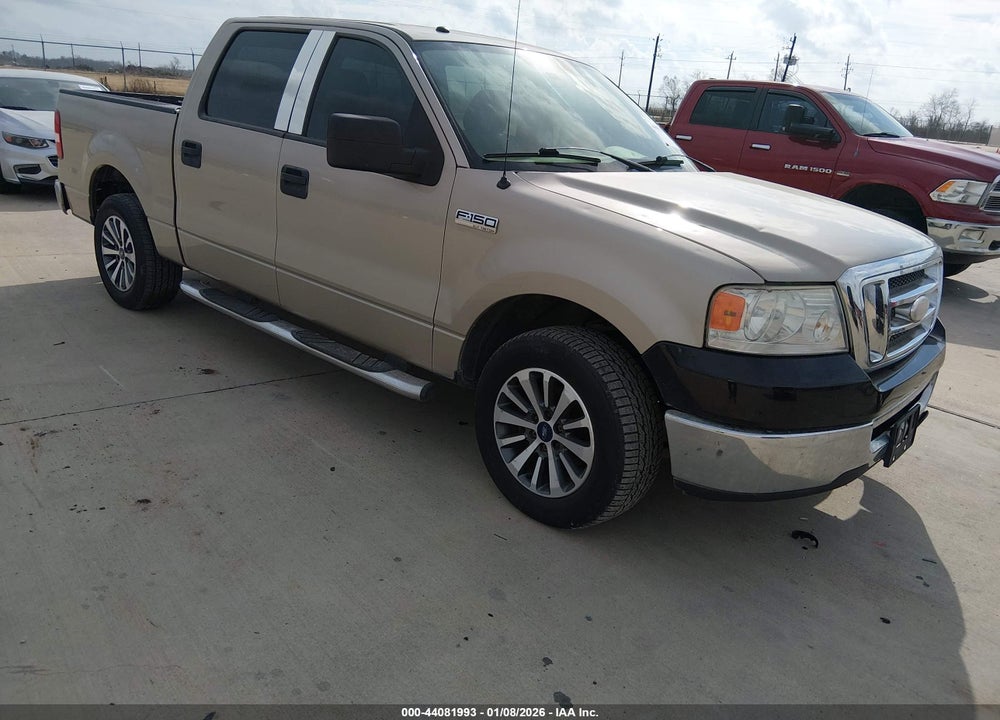 2008 FORD F-150 VIN: 1FTRW12W08FC17604