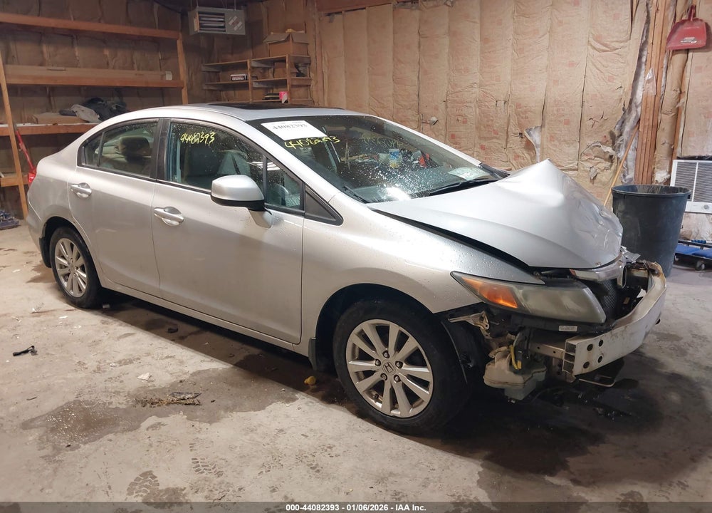 2012 HONDA CIVIC EX-L VIN: 19XFB2F95CE007169