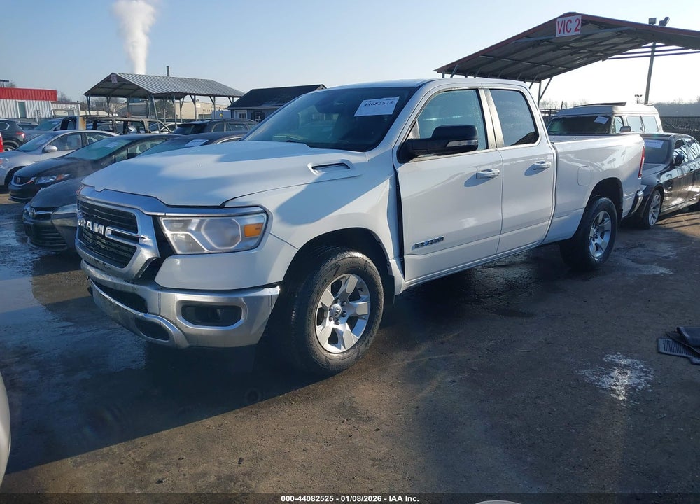 2021 RAM 1500 BIG HORN  4X2 6'4 BOX VIN: 1C6RREBG1MN747238
