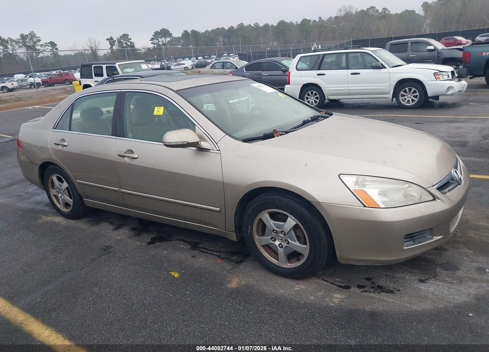 2007 HONDA ACCORD HYBRID VIN: JHMCN364X7C000119