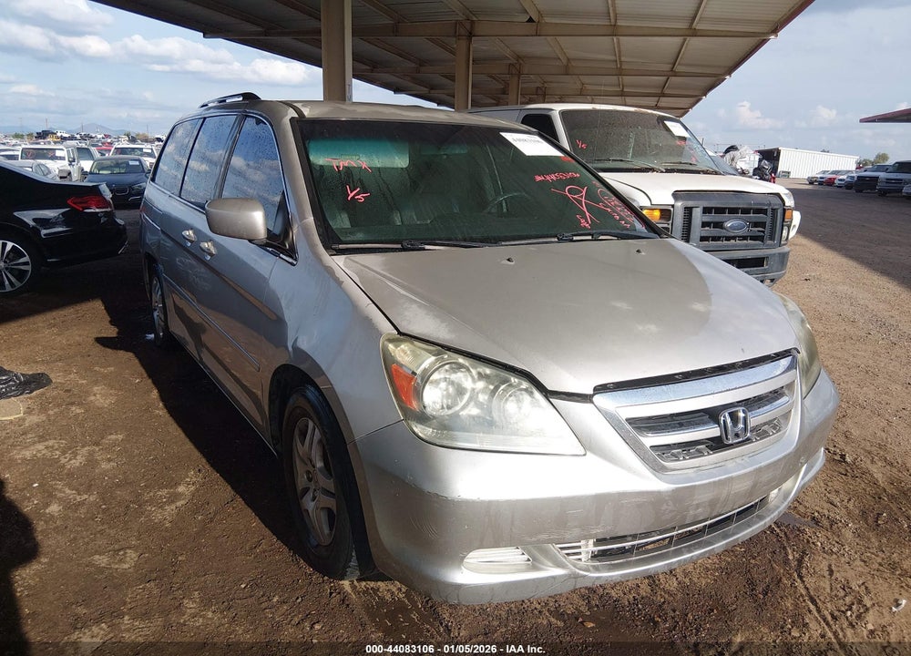 2007 HONDA ODYSSEY EX VIN: 5FNRL38477B449047
