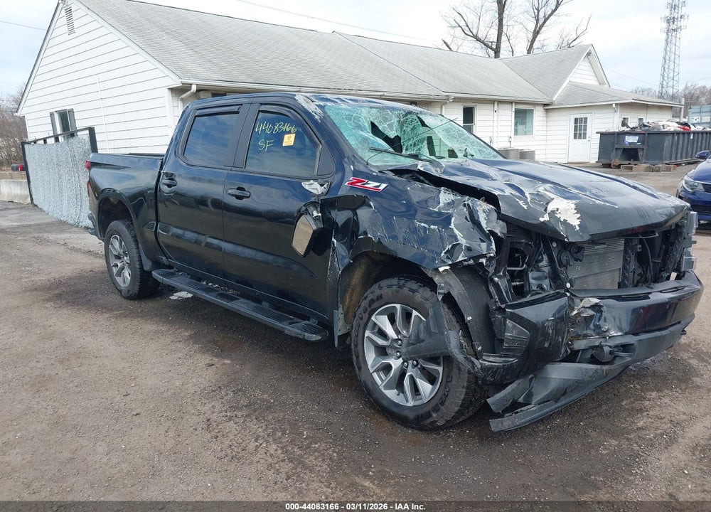 2021 CHEVROLET SILVERADO 1500 4WD  SHORT BED RST VIN: 1GCUYEED9MZ383747