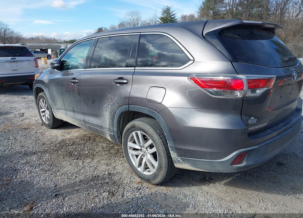 2014 TOYOTA HIGHLANDER LE VIN: 5TDZARFH8ES006655