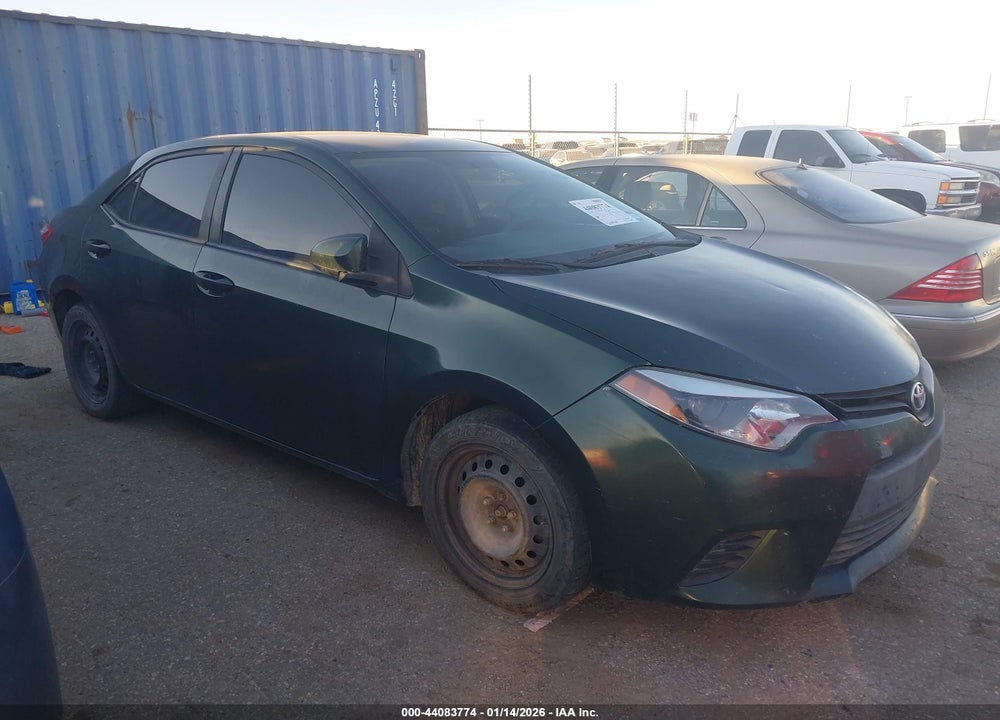 2014 TOYOTA COROLLA LE VIN: 5YFBURHE5EP128989