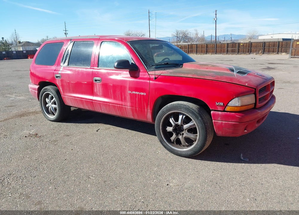 2000 DODGE DURANGO VIN: 1B4HR28Y3YF196861