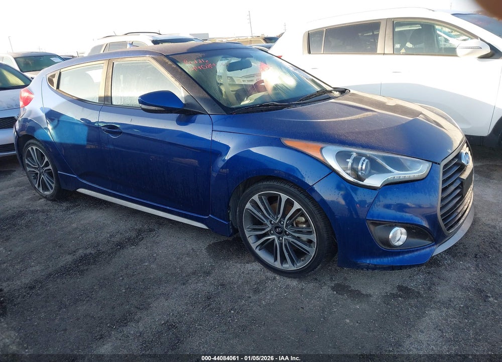 2017 HYUNDAI VELOSTER TURBO VIN: KMHTC6AEXHU314661
