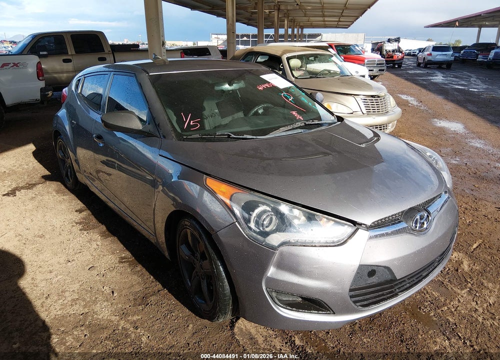 2014 HYUNDAI VELOSTER BASE W/BLACK VIN: KMHTC6AD8EU210396