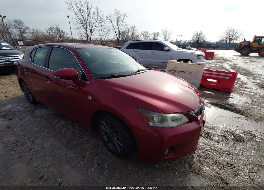 2012 LEXUS CT 200H PREMIUM VIN: JTHKD5BH7C2050138