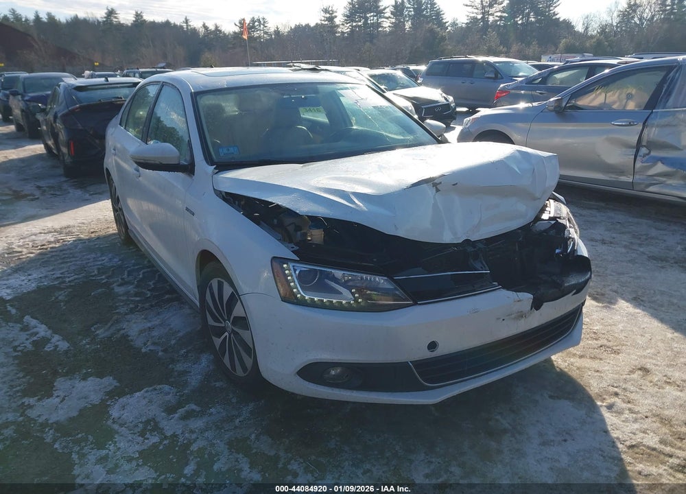 2014 VOLKSWAGEN JETTA HYBRID SEL PREMIUM VIN: 3VW637AJ4EM292206