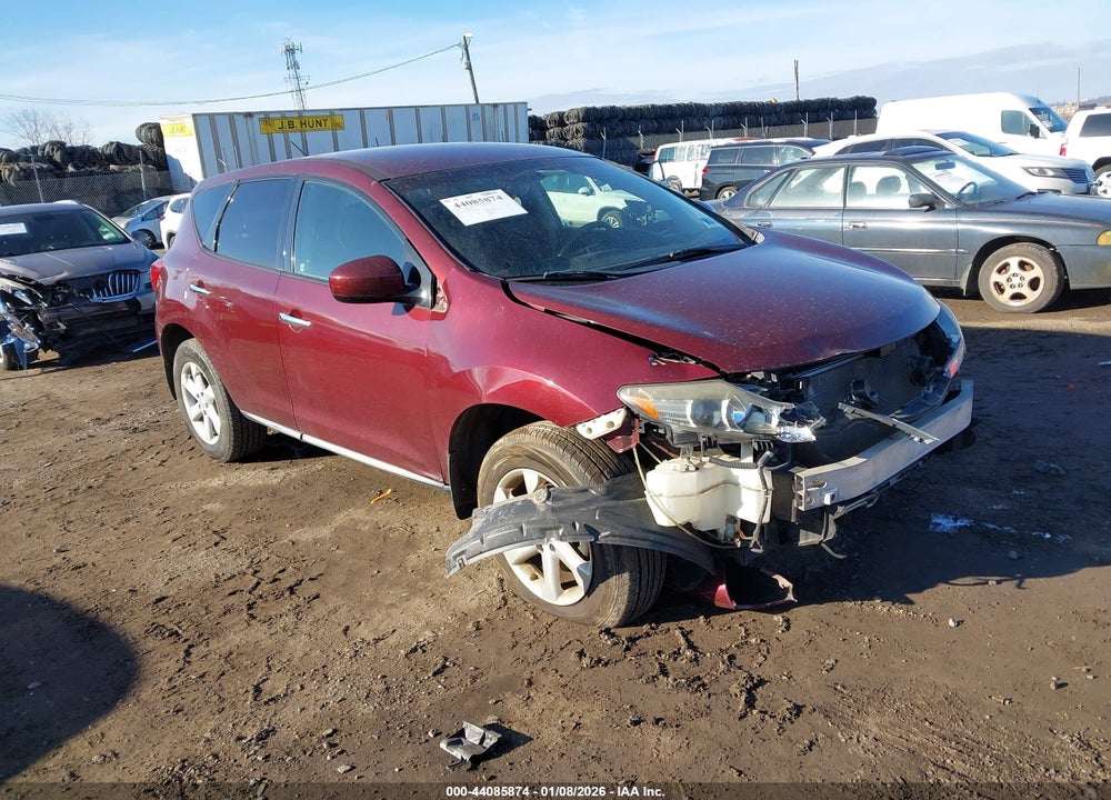 2010 NISSAN MURANO S VIN: JN8AZ1MWXAW109759