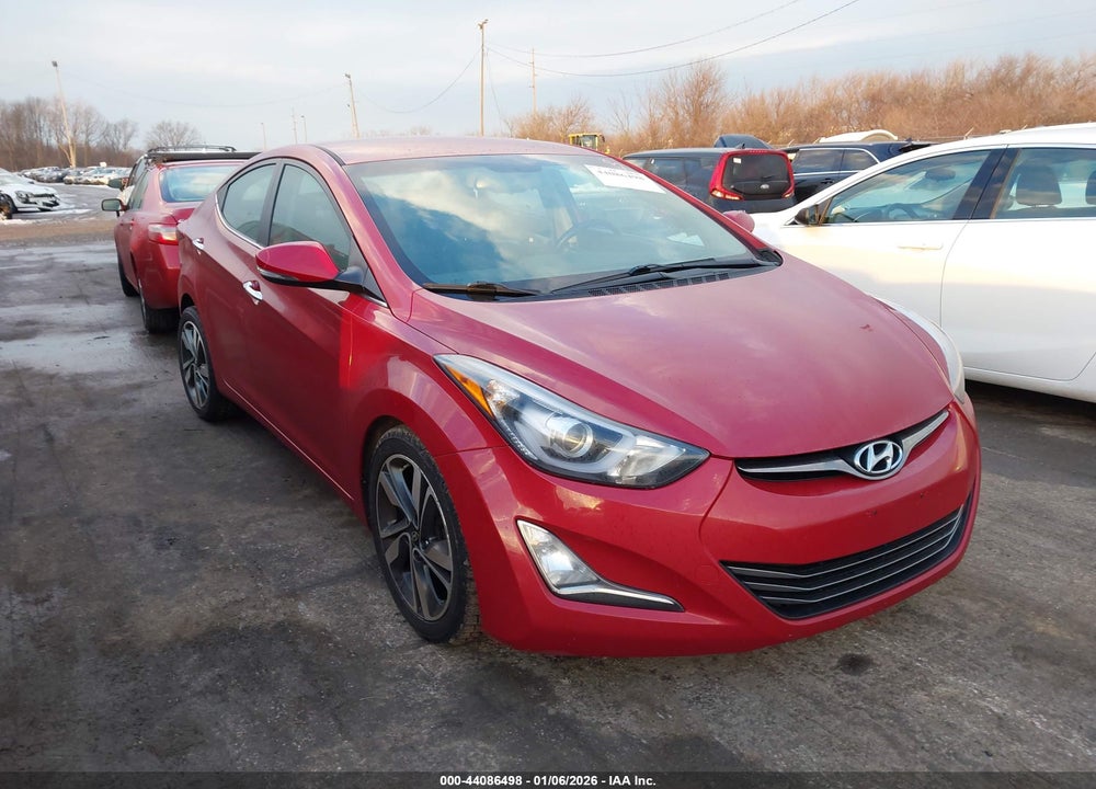 2016 HYUNDAI ELANTRA LIMITED VIN: KMHDH4AE0GU598858