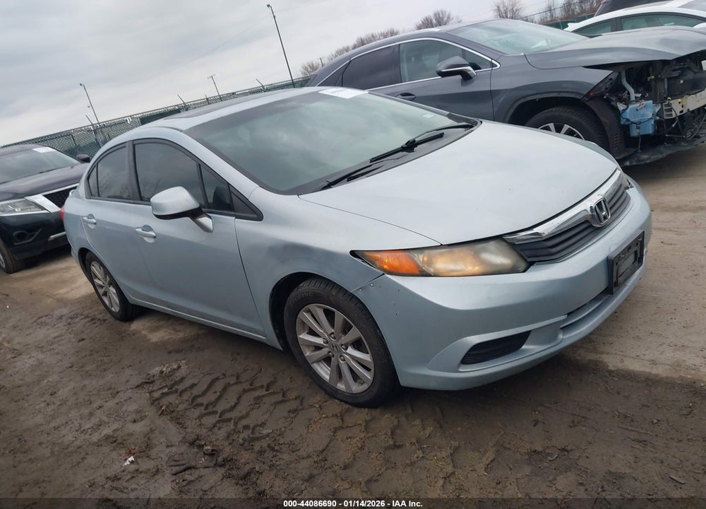 2012 HONDA CIVIC EX-L VIN: 2HGFB2F92CH546113