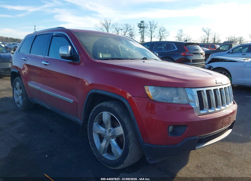 2011 JEEP GRAND CHEROKEE OVERLAND VIN: 1J4RR6GGXBC629974