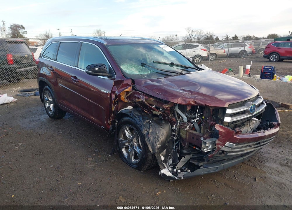2019 TOYOTA HIGHLANDER HYBRID LIMITED PLATINUM VIN: 5TDDGRFH1KS072579